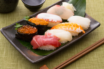 お寿司と日本酒