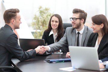 business handshake business partners