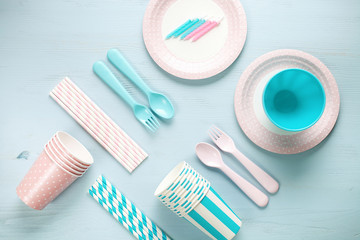 Tablewares for a picnic