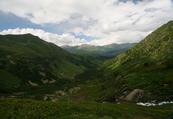 Naklejka na ściany i meble Caucasian mountains, Arkhyz.