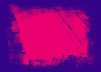 ultra violet and pink hand painted grunge brush texture background