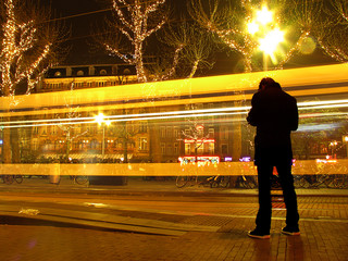 The shadow in the lights