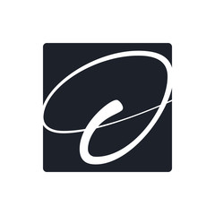 Creative o letter vector logo design. Monogram vector sign. Character logotype symbol. Icon design