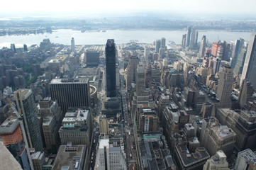 New York view from Empire State