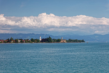 Fototapeta premium Lake Constance sunny boat trip