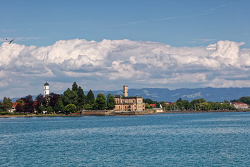 Fototapeta premium Lake Constance sunny boat trip