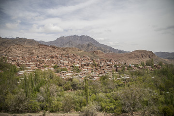 Fototapeta na wymiar The village of Abyaneh in Iran