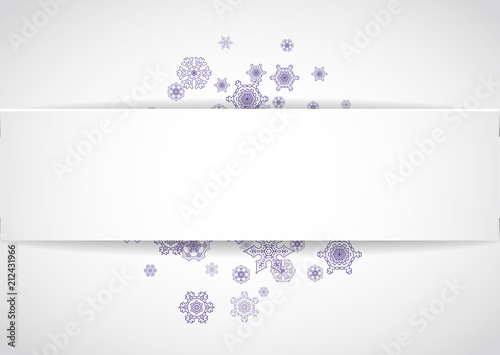 Snow Frame For Xmas Sale With Ultraviolet Snowflakes Winter