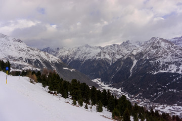Fototapeta na wymiar ski resort in austria