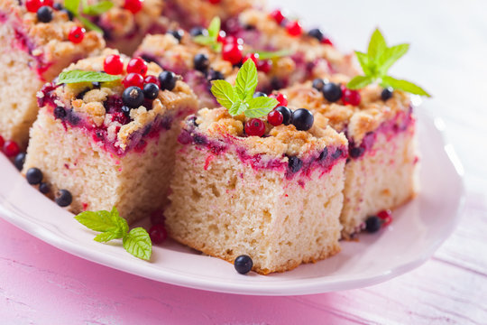 Tasty Summer Fruits Yeast Cake