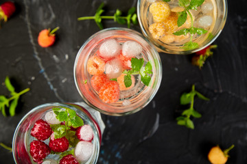 Detox infused flavored water