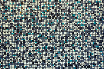 Mosaic wall background texture