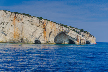 Fototapeta na wymiar Sea landscape in Zakynthos island, Greece