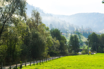 Landscape in the Mountains