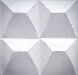 white painted squared geometric background. texture, vignette, pattern.