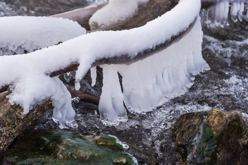 Frozen river