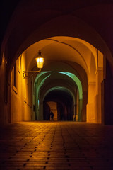 Fototapeta premium Night passageway