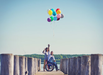 Ballons steigen lassen