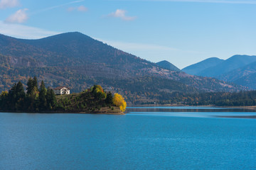 Autumn landscape in Colibita, Romania