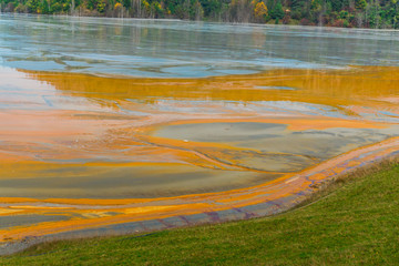 Pollution water from cooper mine