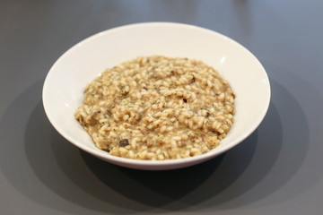 Rice with aubergines