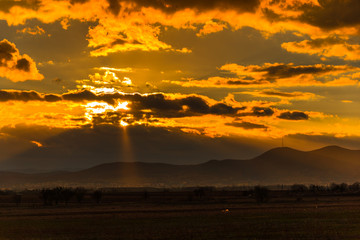 Fototapeta premium Amazing sunset