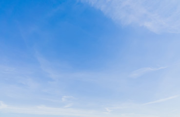 Blue sky with clouds