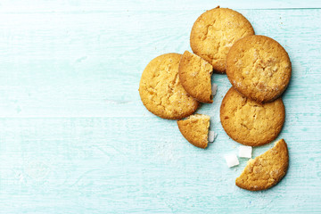 cookies on the table place for text