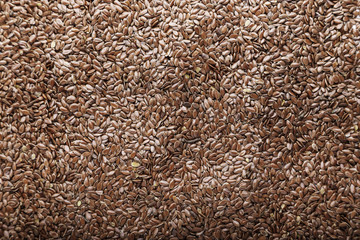 flax seeds as background