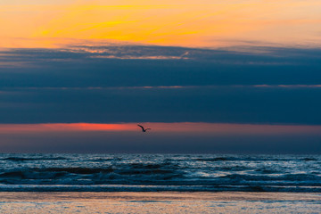 Sunset at the North Sea