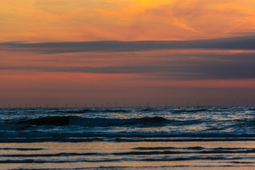 Sunset at the North Sea