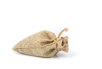 Empty Burlap  sack .