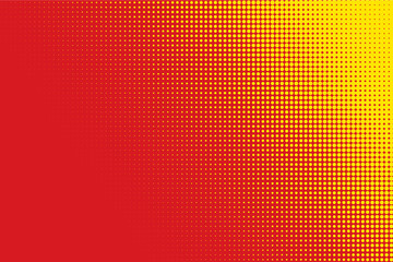 Red Halftone Circle Background