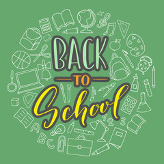 Obraz premium Back to school.