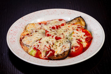 Tasty vegetables in Italian