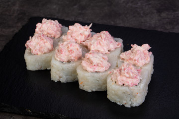 Japanese roll with crab