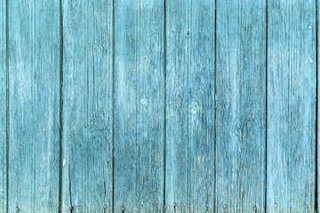Naklejka premium The old blue wood texture with natural patterns