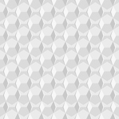 White geometric circular abstract seamless pattern backgroundPrint