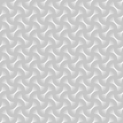 White geometric circular abstract seamless pattern background