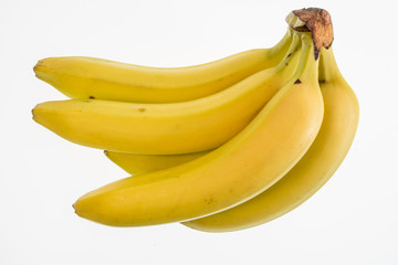 bright colorful fruits on a white background