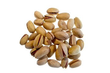 bright colorful dried fruits on a white background
