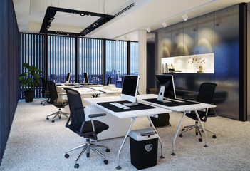 modern office interior.