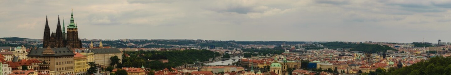 Fototapeta na wymiar Prague Center Panorama