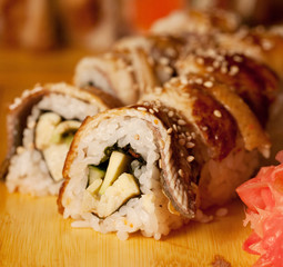  sushi in japanese restaraunt 