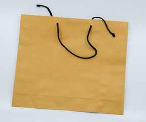 Brown paper bag roof handles