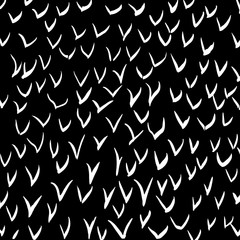 White and black grunge pattern. Background. Brush. Vector.