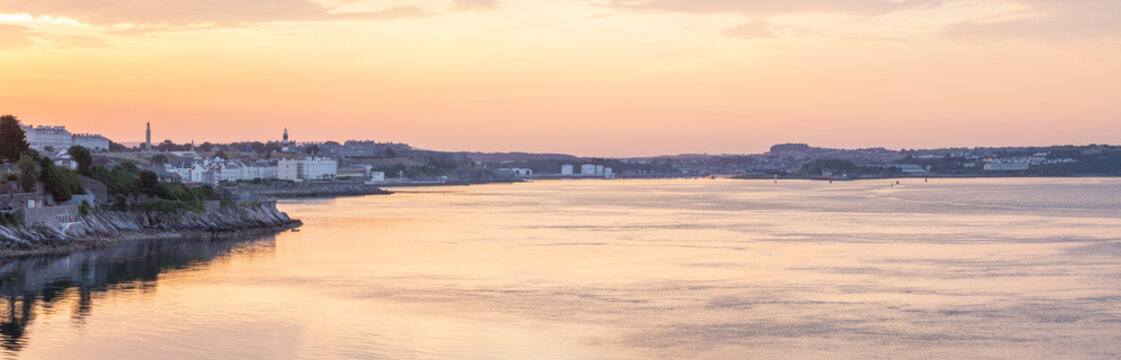 Plymouth Sound Sunrise Panoramic