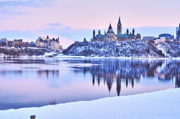 Fototapeta premium Four seasons views of Canada