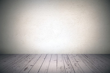 empty room with wooden floor