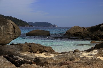 Similan Islands in the Andaman sea, in southern Thailand